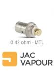 Jac Vapour Rezistenta Atomizor Jac Vapour S-Coil MTL Turbo 0.42 ohm, Bumbac Organic, Tip Capsula Atomizor tigara electronica
