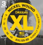 D'Addario EXL125-3D Corzi chitare electrice (EXL125-3D)