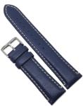  Curea Ceas Time Veranda - Piele Naturală Premium, Neagră cu Interior Crem (WZ3876)