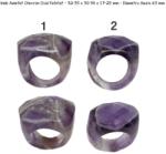  Inele Ametist Chevron Oval Fatetat - Diametru Gaura 63 mm - concepttropic - 99,00 RON