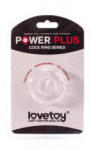 Lovetoy Power Plus Cockring Transparent Inel pentru penis