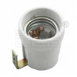 Kanlux HLDR E27-F porcelán foglalat oldalsó rögzítővel /2161/ (2161)