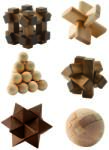 DJECO Set 6 jocuri logice din lemn, Woodix, Djeco (DJ08464)
