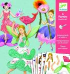 DJECO Set creativ pentru copii, Zane, flori si fluturi, Djeco (DJ09654)