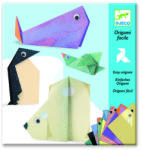 DJECO Set creativ pentru copii, Origami animale polare Djeco (DJ08777)