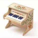 DJECO Pian electronic din lemn, Djeco, 18 note (DJ06006) Instrument muzical de jucarie