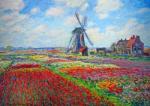 TinyPuzzle Puzzle TinyPuzzle - Claude Monet: Tulip Fields, 99 piese (1020) (TinyPuzzle-1020) Puzzle