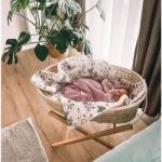  Cosulet bebe pentru dormit handmade din material ecologic Baby natur cu stand Lenjerii de pat bebelusi‎, patura bebelusi