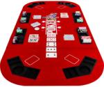 GamesPlanet® Kihajtható póker asztallap - piros