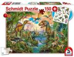 Schmidt Spiele Őslények országa 150 db-os puzzle matricával (56332)