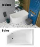 M-Acryl Minima 160x95 JOBBOS KÁD+láb64 (12455)