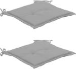 vidaXL Perne pentru scaun de grădină, 2 buc. , gri, 50 x 50 x 3 cm (47597)
