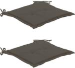 vidaXL Perne pentru scaun de grădină, 2 buc. , antracit, 50 x 50 x 3 cm (47602)