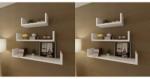 vidaXL Rafturi de perete, 6 buc. , alb (275988) Raft