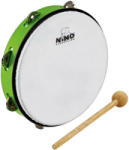Nino Percussion NINO24GG abs tamburin ütővel, zöld