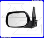 TOYOTA RAV-4 2 2003.08-2005.10 /XA20/ Visszapillantó tükör bal, kívűlről állítható, domború tükörlappal, fekete borítással V5377803