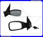 PEUGEOT 306 2 1999.06-2002.03 Visszapillantó tükör bal, manuális, domború tükörlappal, fényezhető borítással PG0397124