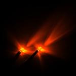 XSPC Twin LED 5mm Orange, 5060175582027