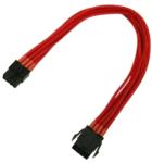 Nanoxia Cablu prelungitor Nanoxia 8-pini PCIe, 30cm, Red, 900300022