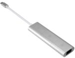 SilverStone Adaptor Silverstone EP11 de la USB 3.1 Type-C la port Mini DP / HDMI / VGA, Silver, SST-EP11S