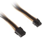 BitFenix Cablu prelungitor BitFenix Alchemy 8-pini PCIe, 45cm, gold/black, BFA-MSC-8PEG45AKK-CK