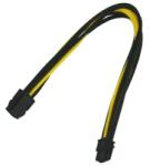 Nanoxia Cablu prelungitor Nanoxia 6-pini PCIe, 30cm, Black/Yellow, 900900221