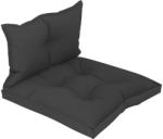 vidaXL Perne de paleți, 2 buc. , negru, material textil (47462)