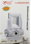  Многофункционална led Къмпинг лампа - fm, usb, sd със соларно захранване yj-5855