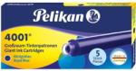 PELIKAN Patroane cerneala mari, 4001, 5 buc/set Pelikan albastru royal 310748 (310748)