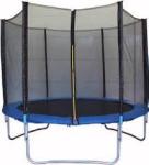  Trambulin védőhálóval létrával 244 cm