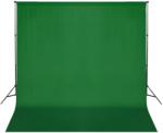 vidaXL Sistem de suport fundal, 600 x 300 cm, verde (160060) - vidaxl