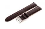 ARIA Curea ceas din piele naturală ARIA 7109B. 02.18, 18 mm, maro închis, textură netedă, căptușită