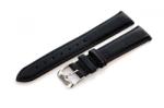 ARIA Curea pentru ceas din piele naturală ARIA 7109B. 01, neagră, textură netedă, căptușită, 20 mm