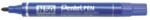 Pentel Alkoholos marker fém testű 4, 3mm kerek hegyű N50-CE Pentel Extreme kék (N50-CE)