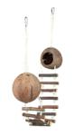TRIXIE Casuta Din Cocos cu Scarita 13-100 cm