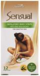 Joanna Benzi depilatoare pentru corp cu extract de aloe - Joanna Sensual Dipilatory Body Strips 12 buc