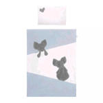 Belisima 3-részes ágyneműgarnitúra Belisima Mouse 90/120 kék