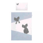 Belisima 5-részes ágyneműhuzat Belisima Mouse 100/135 kék