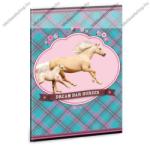Ars Una Lovas/Horse - Kiscsikós prémium kockás füzet, A4 - Ars Una (93116091_kockas_premium_a4_zold)
