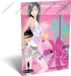  Miss Chick kockás füzet, Pink, A/4 (90216787_MC_a4k)