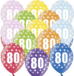 PartyDeco S. r. o Lufi, nagy csomag, évszámos (80), metál, 50 db/cs/vegyes színekben