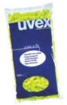 Uvex x-fit, lime színű, 200 pár ömlesztve, utántöltő, adagolóhoz (SNR 37dB) U2112.003-as (2112003)