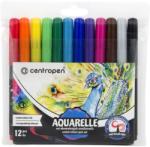 Centropen Carioci pensula CENTROPEN Aquarelle 8683, 12 culori/set