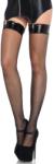 Leg Avenue fekete necc combfix latex pánttal S/L