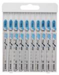 Bosch 10 részes Basic for Metal szúrófűrészlap-készlet T118 A/B/G, T218A (2607010631)