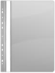 DONAU Dosar plastic PVC, cu sina si multiperforatii, 10 buc/set, DONAU - gri (DN-1704001PL-13) - birotica-asp