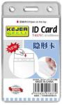  Buzunar PVC, pentru ID carduri, 61 x 90mm, vertical, 10 buc/set, KEJEA - cristal (KJ-T-837V)