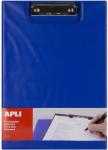 APLI Clipboard dublu Apli, format A4, realizat din polipropilena, albastru (AL017205)