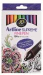 ARTLINE Liner ARTLINE Supreme, varf fetru 0.4mm, 10 culori/set (EPFS-200/10W)