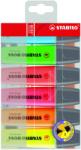 STABILO Textmarker Stabilo Boss, varf retezat 2 - 5 mm, 6 bucati/set (SW117006)